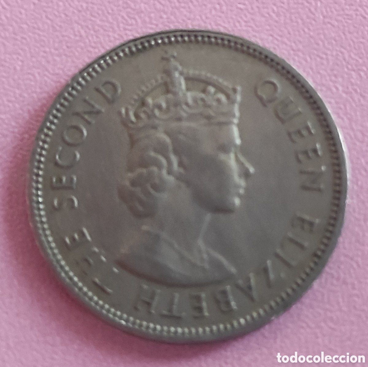 Monedas antiguas de Asia: HONG KONG 50 cents 1961