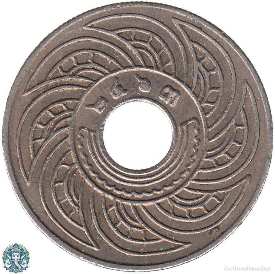 Monedas antiguas de Asia: TAILANDIA 10 Satang 2463 ๒๔๖๓ (1920) Rama VI Y#37 THAILANDIA