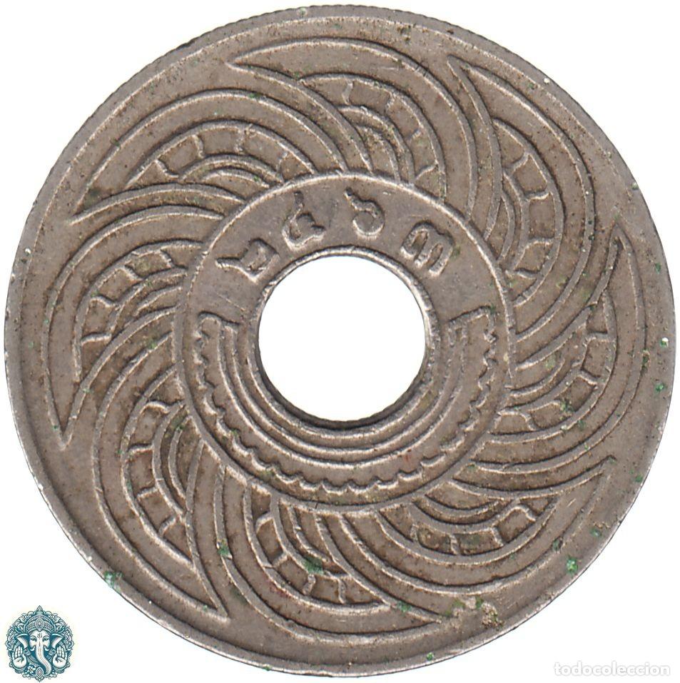 Monedas antiguas de Asia: TAILANDIA 10 Satang 2463 ๒๔๖๓ (1920) Rama VI Y#37 THAILANDIA