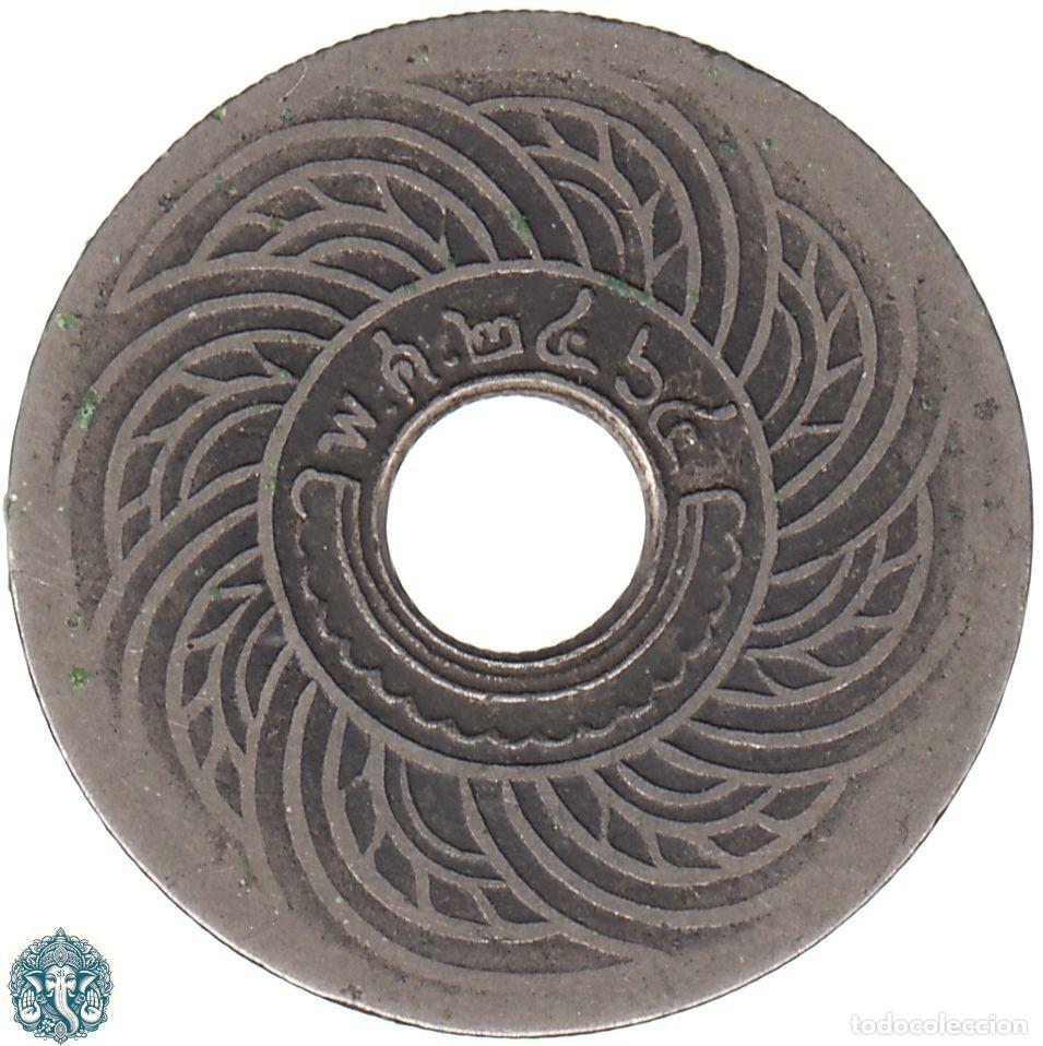Monedas antiguas de Asia: TAILANDIA 10 Satang 2464 ๒๔๖๔ (1921) Rama VI Y#37 THAILANDIA