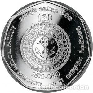 Monedas antiguas de Asia: Sri-Lanka (Ceil&aacute;n), 20 Rupias 2020 ''Facultad medicina Colombo'', UC#128./ Nueva, sin circular.