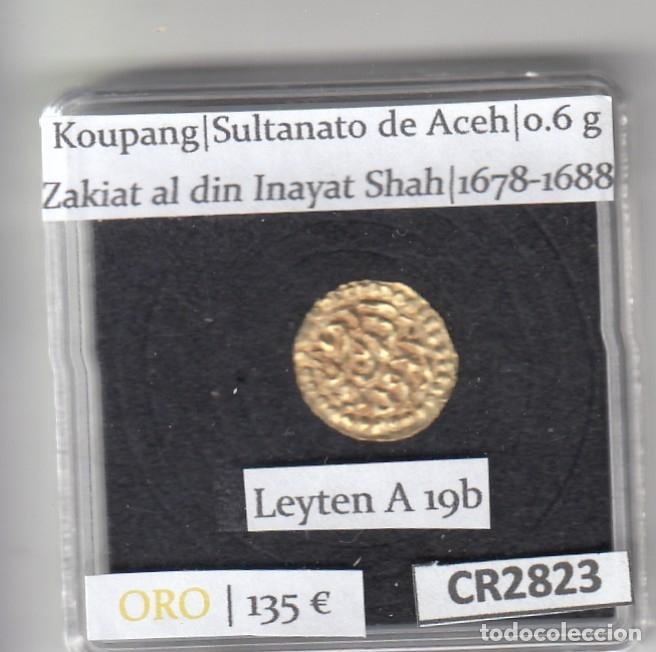 Monedas antiguas de Asia: CR2823 KOUPANG SULTANATO DE ACEH ZAKIAT AL DIN 1678-1688
