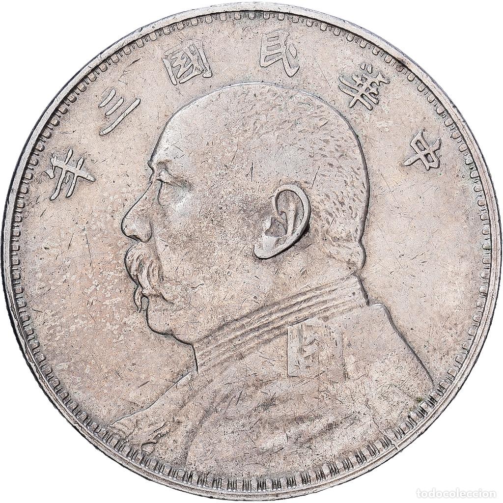 Monedas antiguas de Asia: [#1118083] Moneda, China, Yuan Shikai, Dollar, Yuan, 1914, MBC, Plata, KM:329