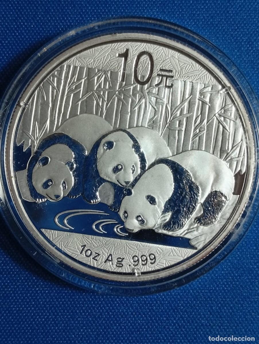 Monedas antiguas de Asia: Onza de plata 999 ( 31,1 g ) Panda China a&ntilde;o: 2013