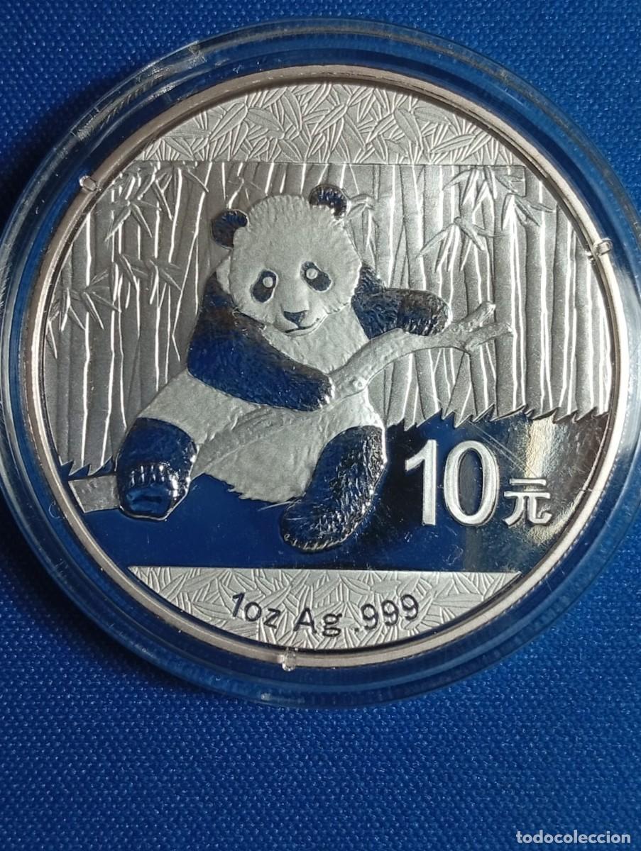 Monedas antiguas de Asia: Onza de plata 999 ( 31,10 g ) Panda China a&ntilde;o: 2014