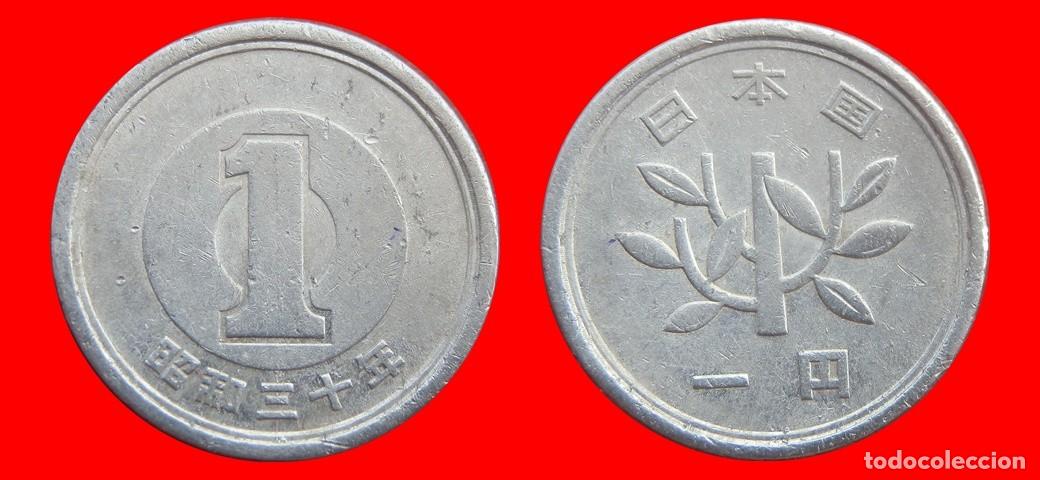 Monedas antiguas de Asia: 1 YEN 1955 JAPON-153890