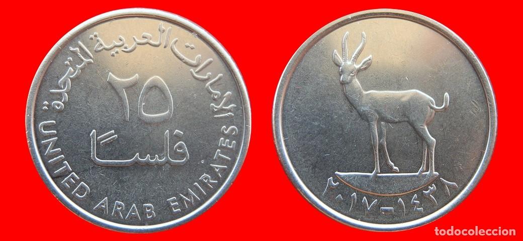 Monedas antiguas de Asia: 25 FILS 2017 EMIRATOS ARABES-153957