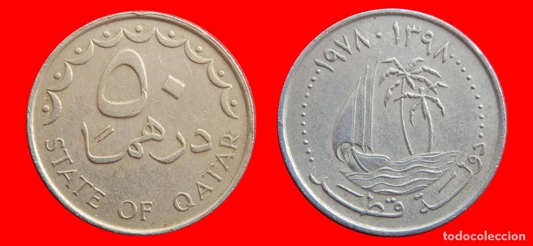 Monedas antiguas de Asia: 50 DIRHAMS 1978 QATAR-153987