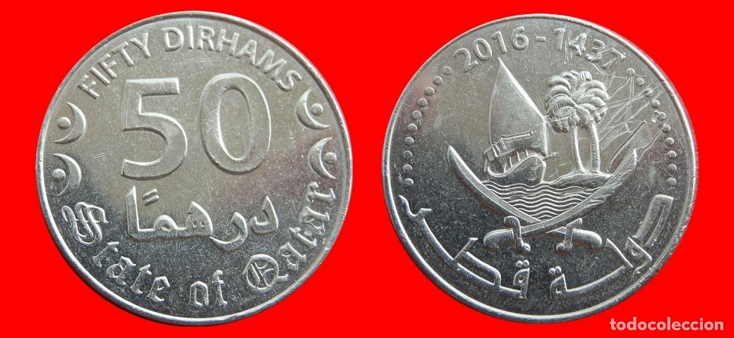 Monedas antiguas de Asia: 50 DIRHAMS 2016 QATAR-153990