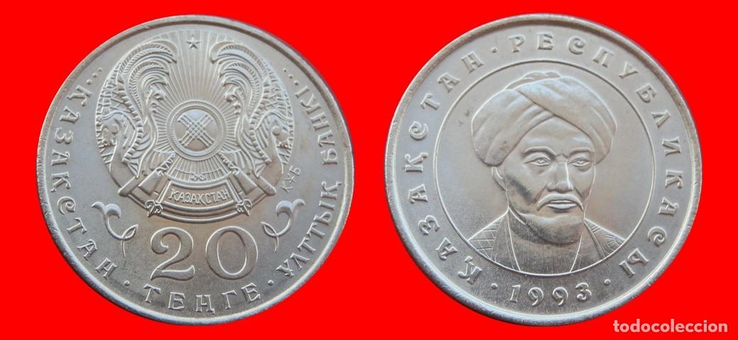 Monedas antiguas de Asia: 20 TENGE 1993 SIN CIRCULAR KAZAJISTAN-9372SC
