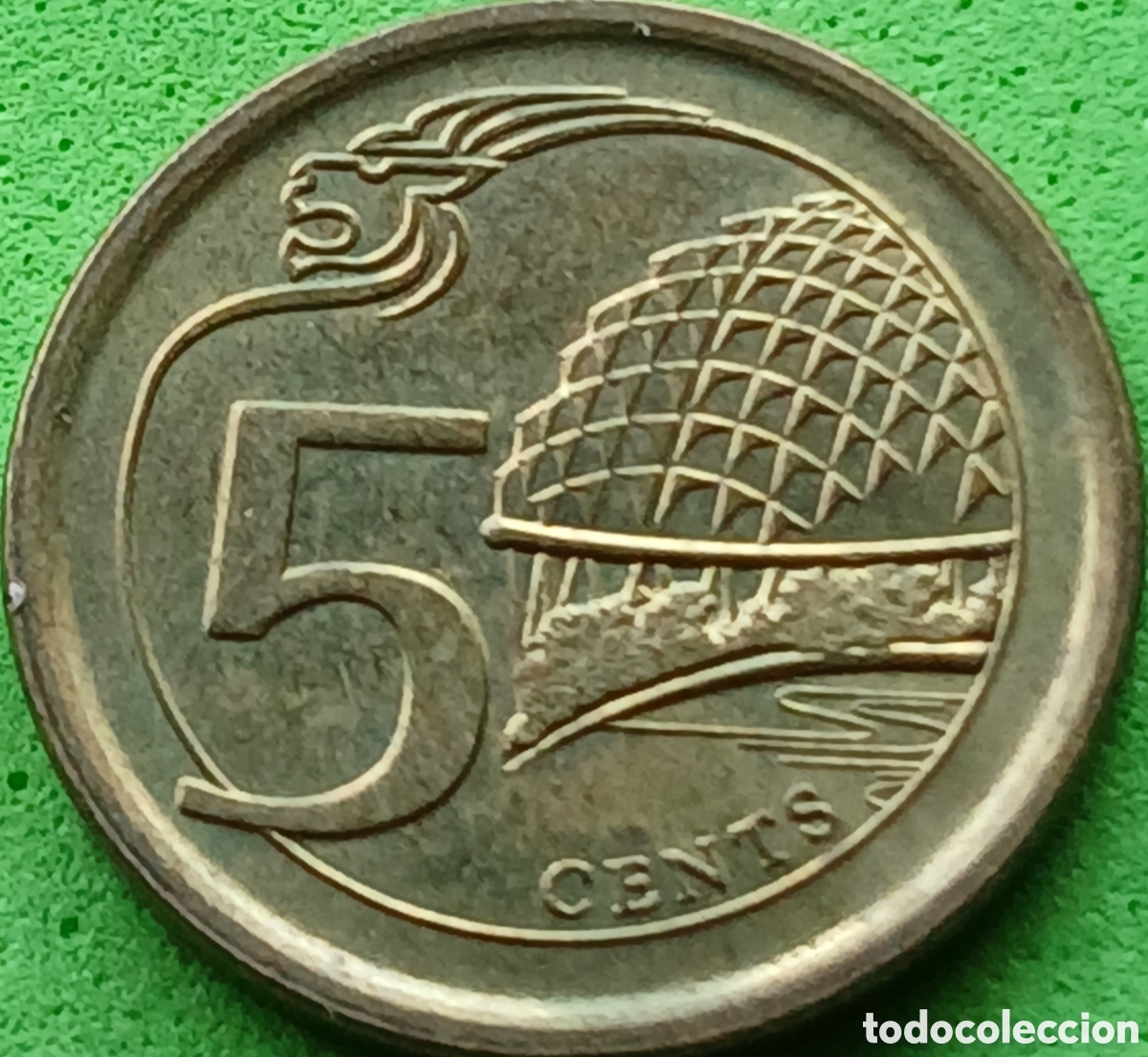 Monedas antiguas de Asia: Singapur 5 cents 2013 km#345