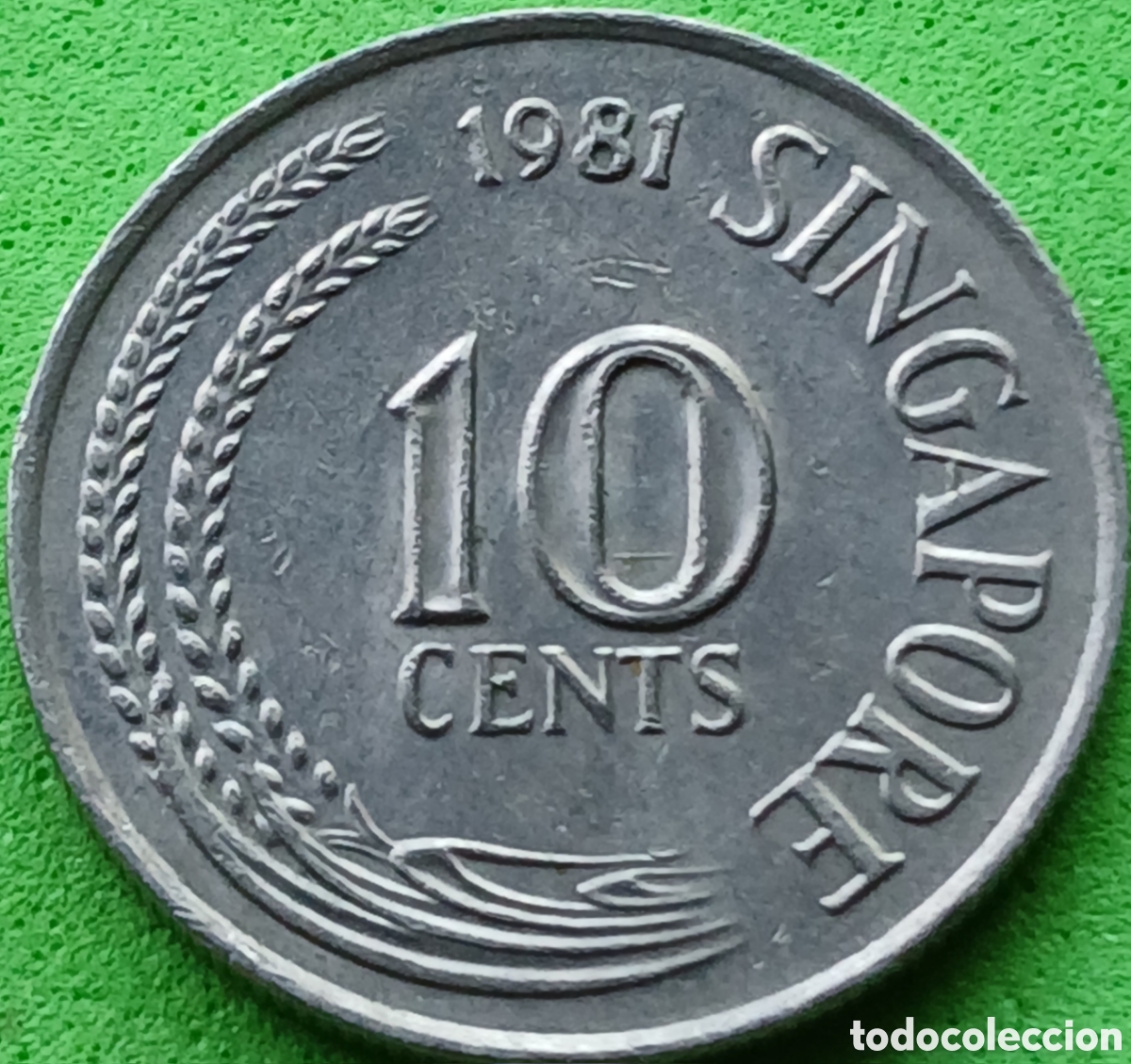 Monedas antiguas de Asia: Singapur 10 cents 1981 km#3