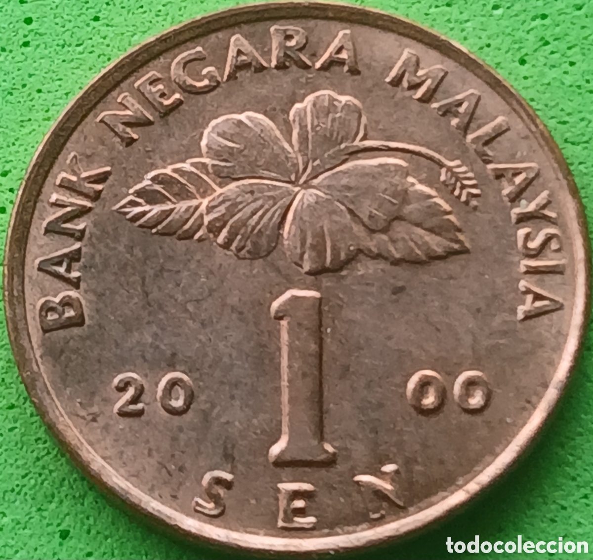 Monedas antiguas de Asia: Malasia 1 sen 2000 km#49