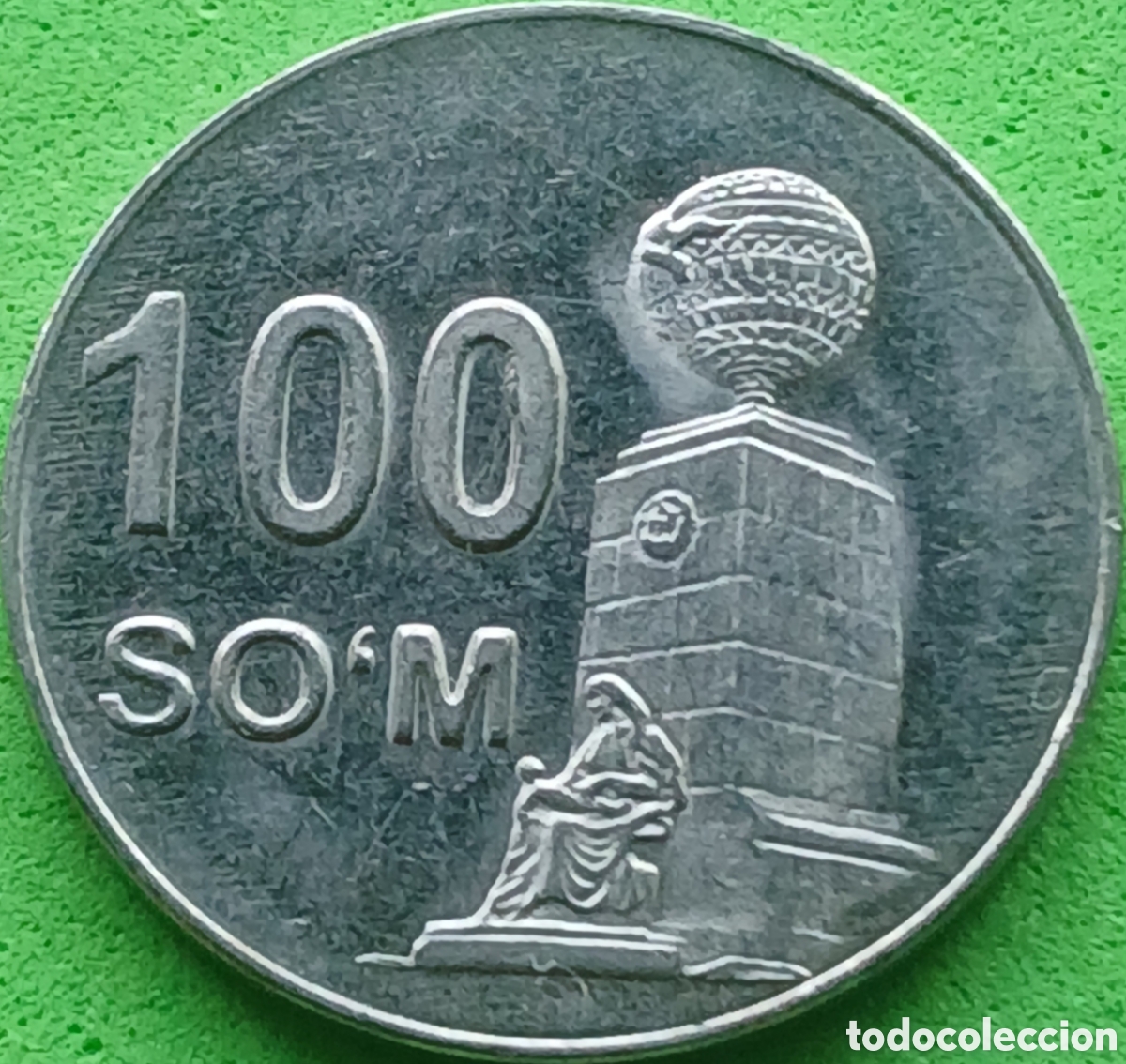 Monedas antiguas de Asia: Uzbekist&aacute;n 100 so'm 2018 UC#2