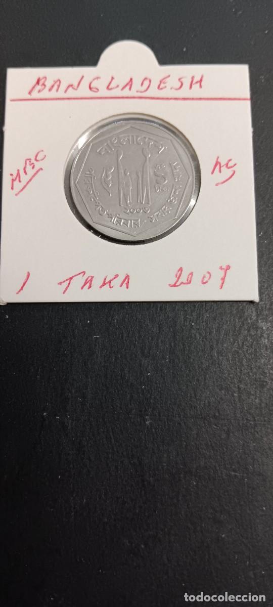 Monedas antiguas de Asia: BANGLADESH 1 TAKA 2007 MBC KM=9c(ACERO)