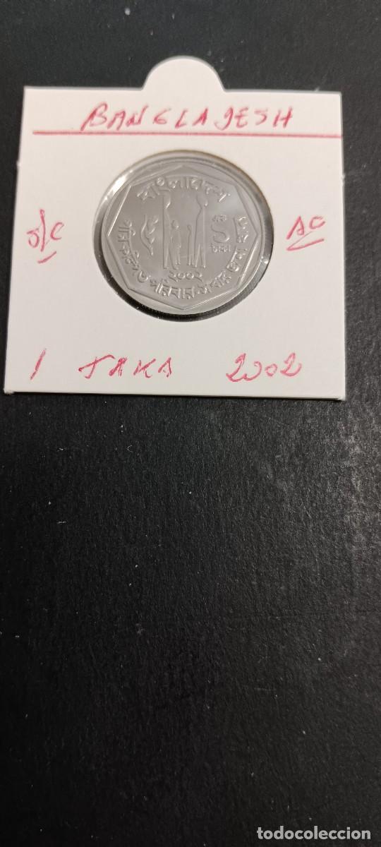 Monedas antiguas de Asia: BANGLADESH 1 TAKA 2002 S/C KM=9c(ACERO)