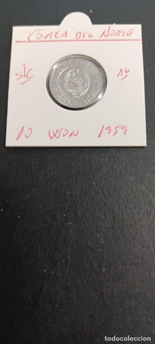 Monedas antiguas de Asia: COREA DEL NORTE 10 CHON 1959 S/C KM=3 (ALUMINIO)