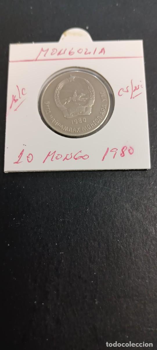 Monedas antiguas de Asia: MONGOLIA 20 MONGO 1980 BC KM=32 CUPRONIQUEL)