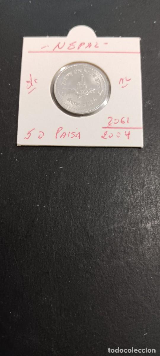Monedas antiguas de Asia: NEPAL 50 PAISA 2004(2061) BC KM=1179 (ALUMINIO)