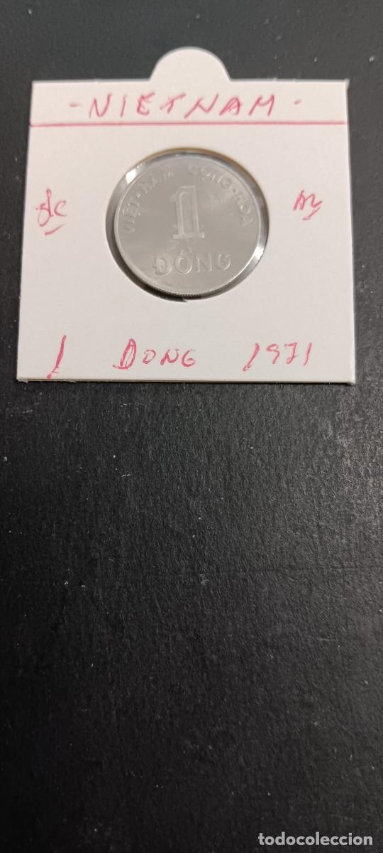 Monedas antiguas de Asia: VIETNAM 1 DONG 1971 S/C KM=12 (ALUMINIO)
