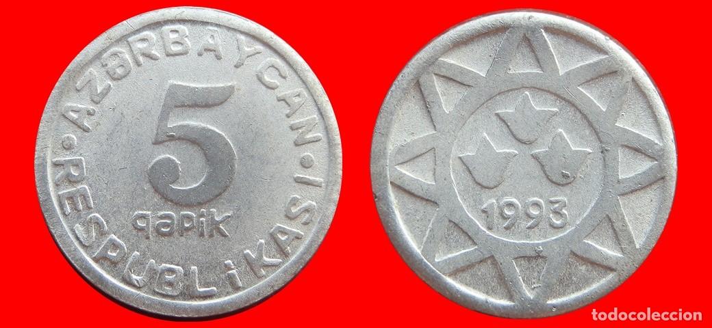 Monedas antiguas de Asia: 5 QEPIK 1993 AZERBAYAN AZERBAIJAN-154080