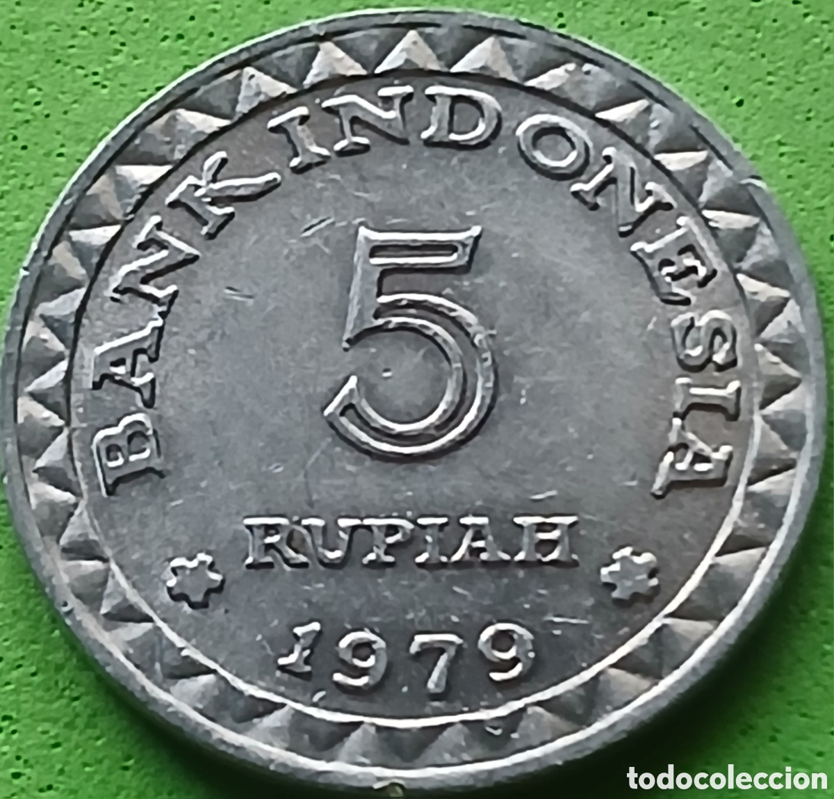 Monedas antiguas de Asia: Indonesia 5 rupias 1979 km#43 Programa de Planificaci&oacute;n Familiar