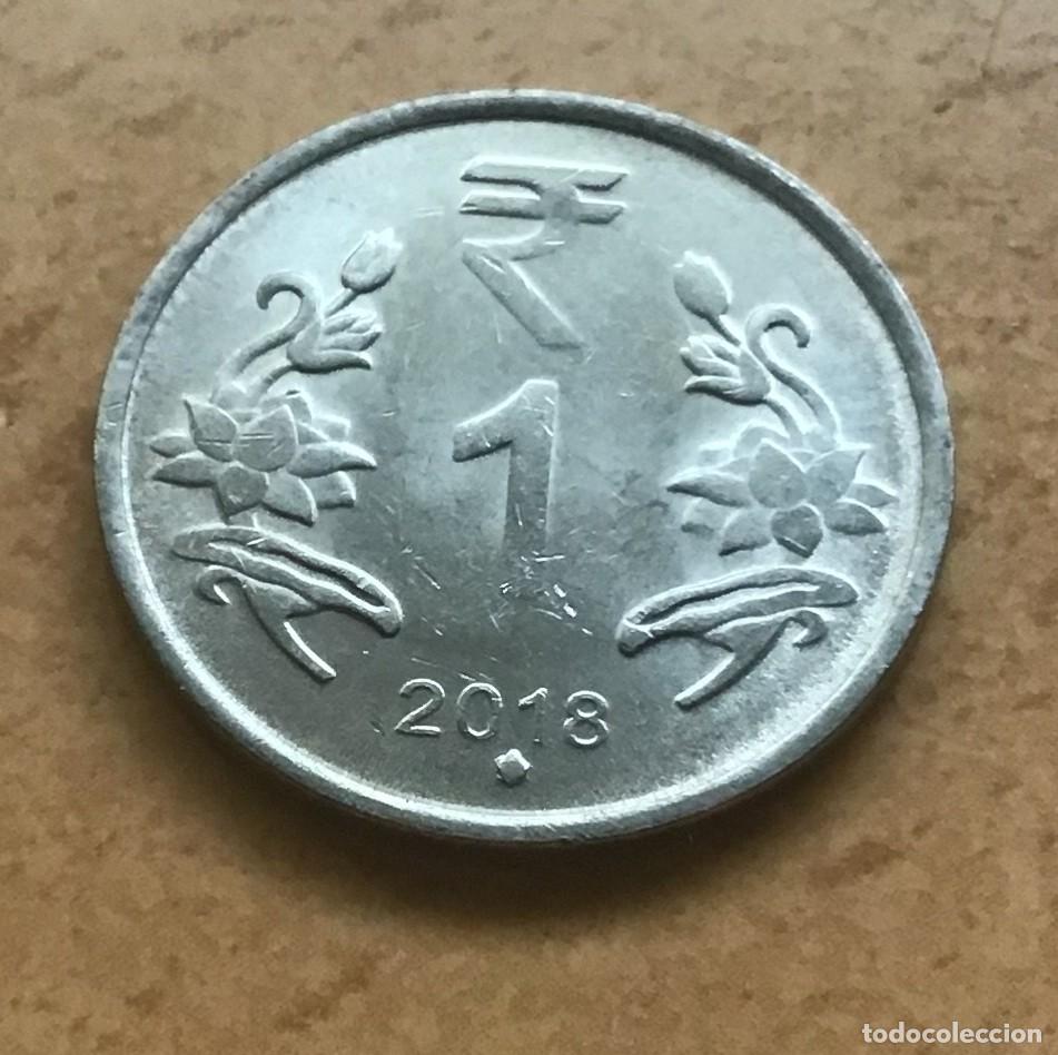 Monedas antiguas de Asia: 1 rupia de India. A&ntilde;o 2018. Ceca de Hyderabad (*)