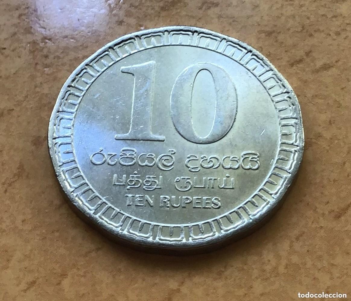 Monedas antiguas de Asia: 10 rupias de Sri Lanka. A&ntilde;o 2017