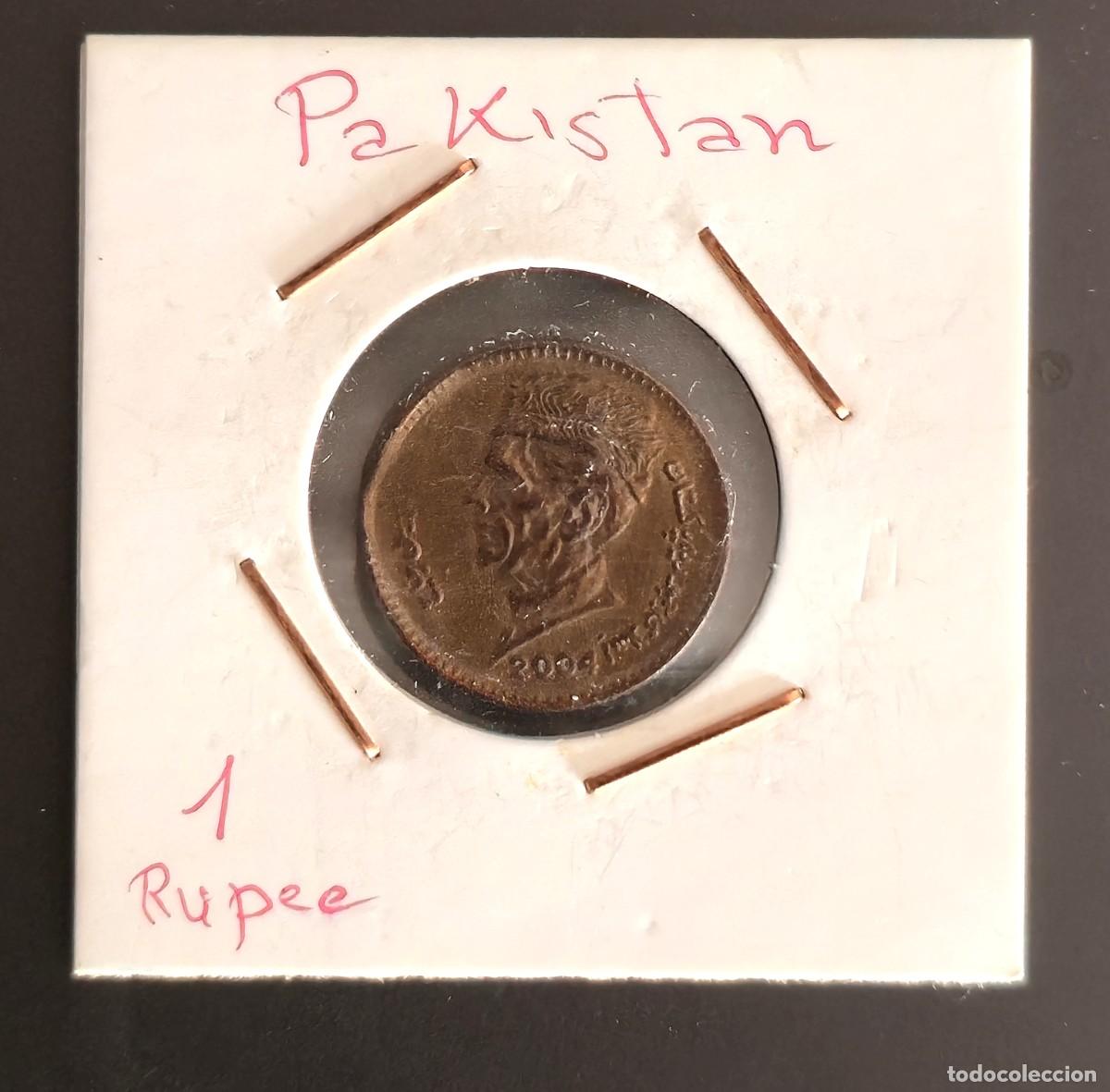 Monedas antiguas de Asia: MONEDA DE PAKISTAN 2004 - 1 RUPIA - MONEDA ENCARTONADA