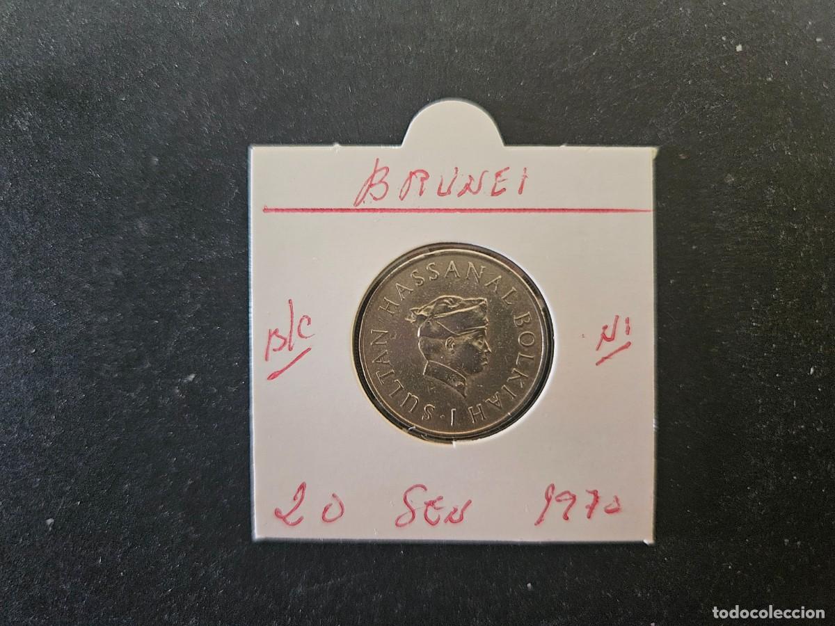 Monedas antiguas de Asia: BRUNEI 20 SEN 1970 BC KM=12 (NIQUEL)