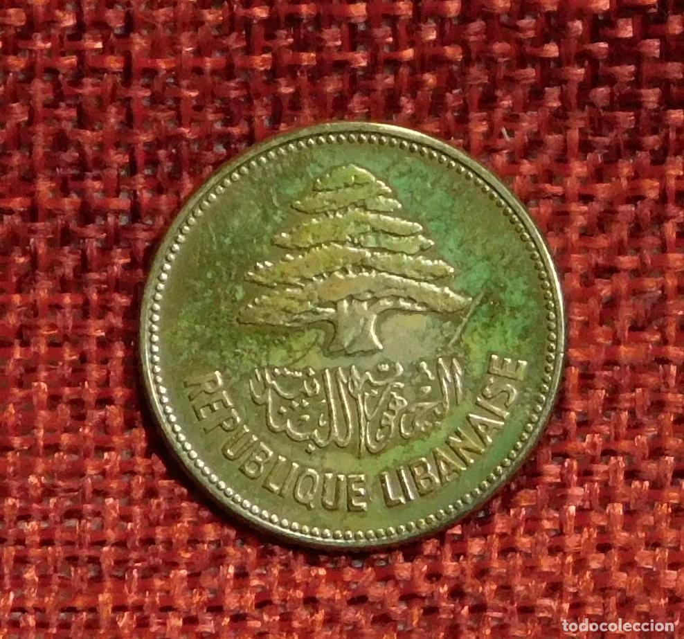 Monedas antiguas de Asia: Libano - Banque du Liban - A&ntilde;o 1952 - 25 Veinticinco Piastres