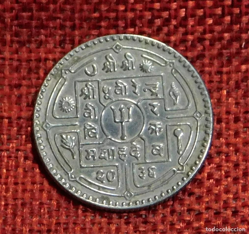 Monedas antiguas de Asia: Nepal 1 Rupee Coin 1976 - 1979
