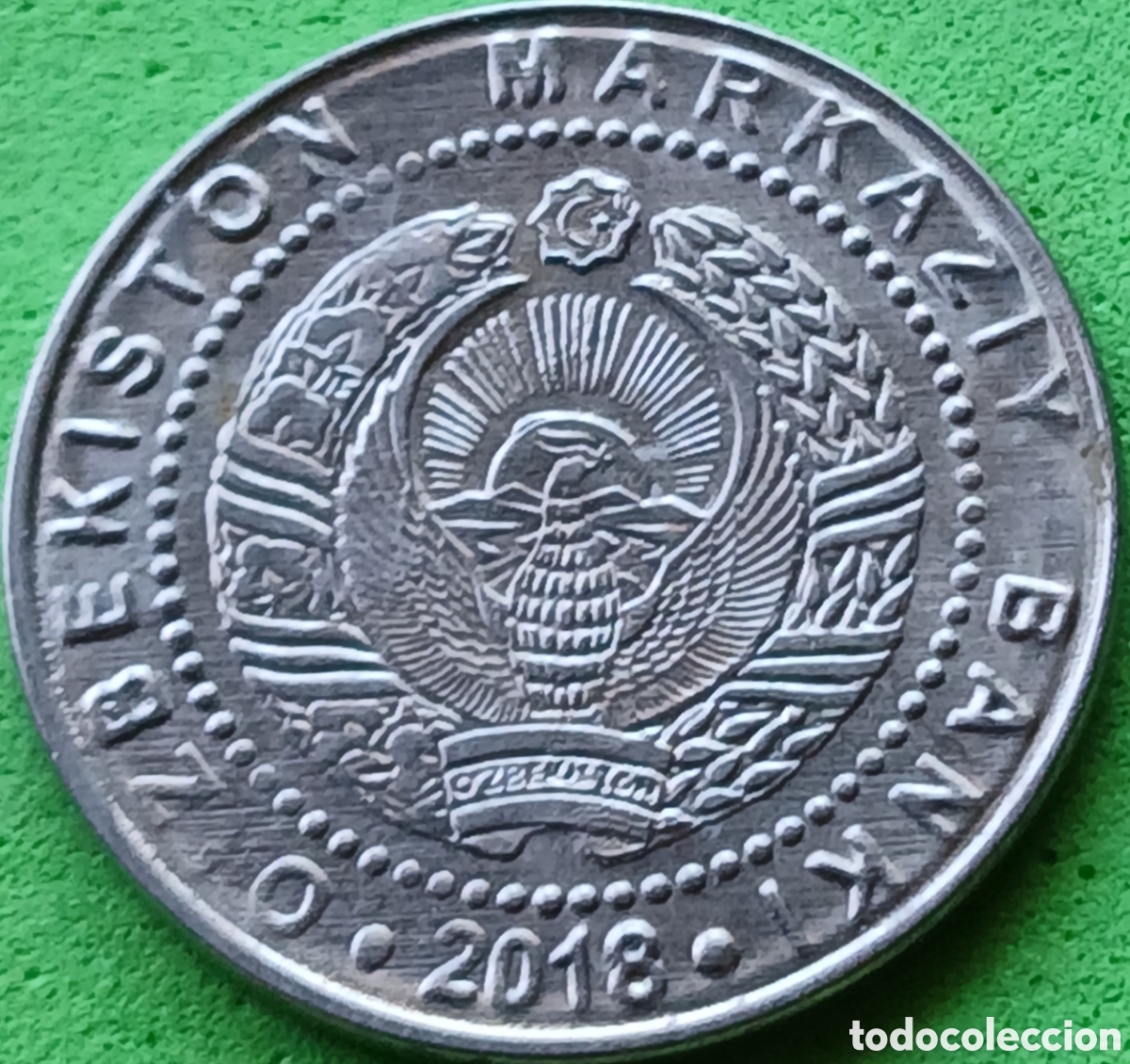 Monedas antiguas de Asia: Uzbekist&aacute;n 100 so'm 2018 UC#2