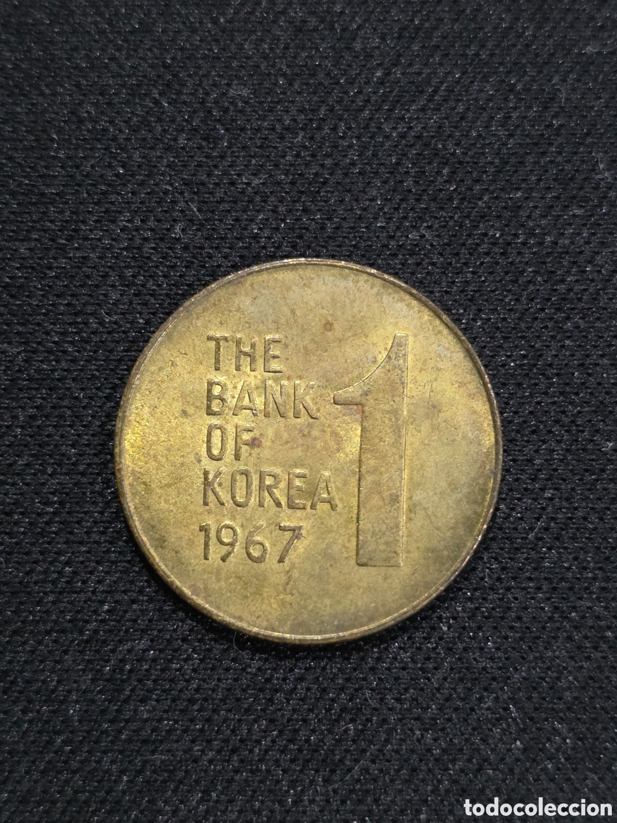 Monedas antiguas de Asia: Corea del sur 1 won 1967 - Foto 2