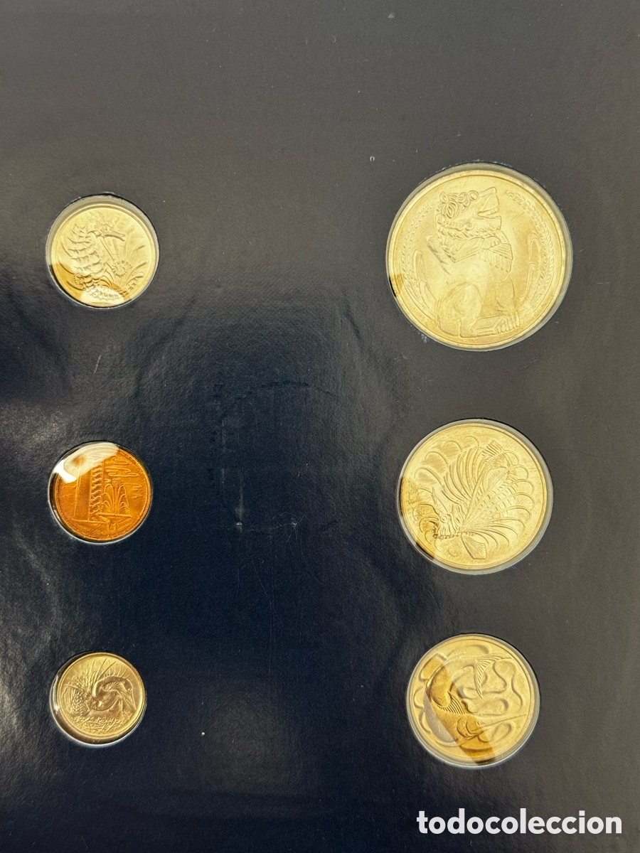 Monedas antiguas de Asia: Set de Monedas sin circular 1981. Singapur - Foto 4