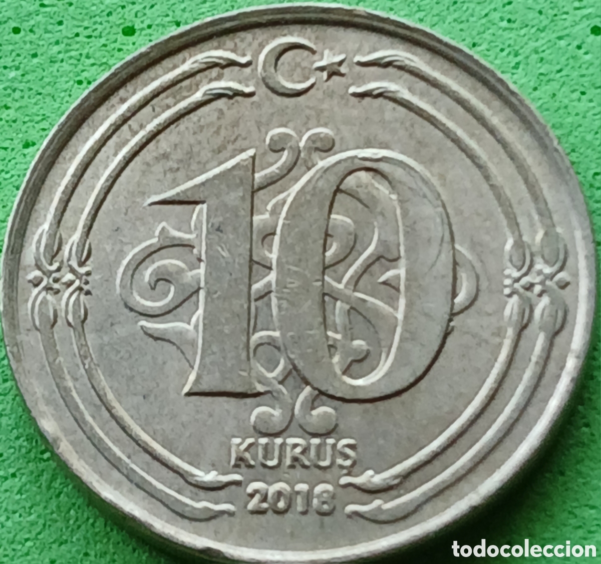 Monedas antiguas de Asia: Turqu&iacute;a 10 kurus 2018 km#1241