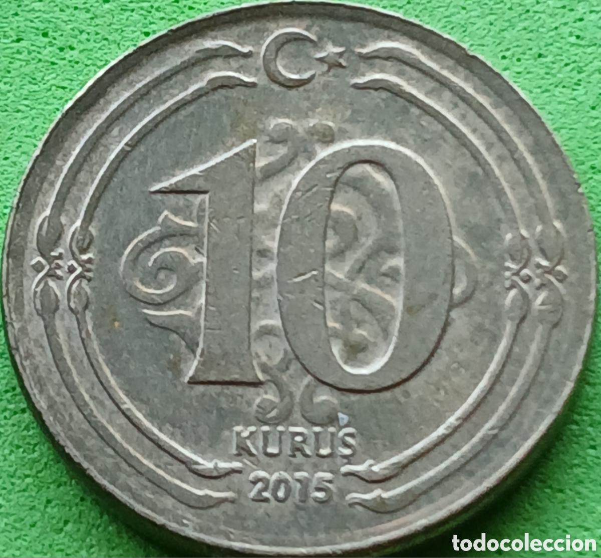 Monedas antiguas de Asia: Turqu&iacute;a 10 kurus 2013 km#1241