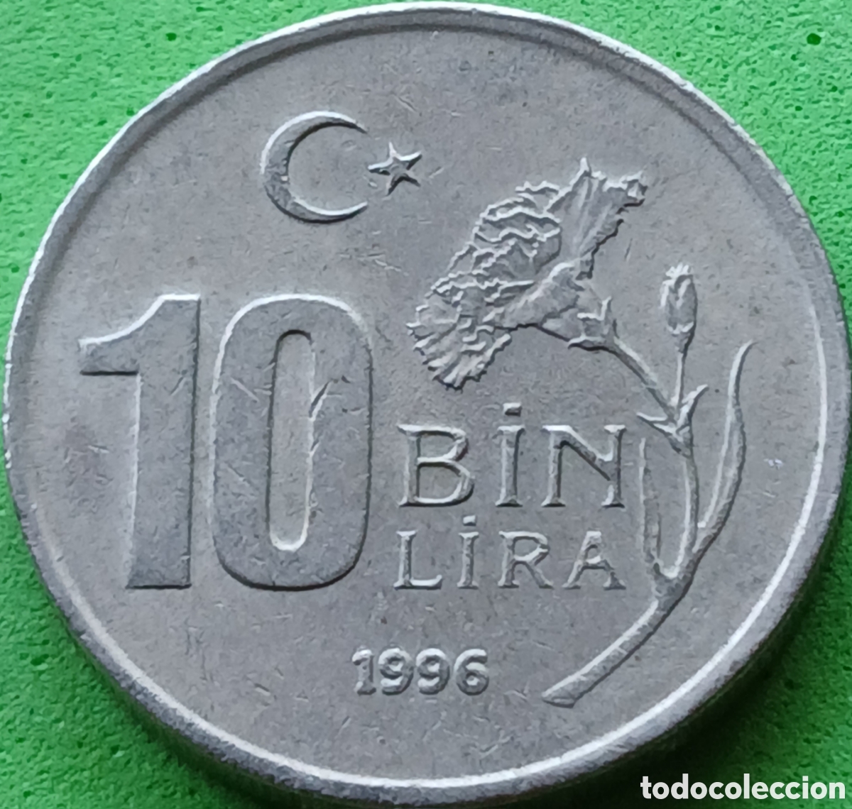 Monedas antiguas de Asia: Turqu&iacute;a 10.000 liras 1996 km#1027.1