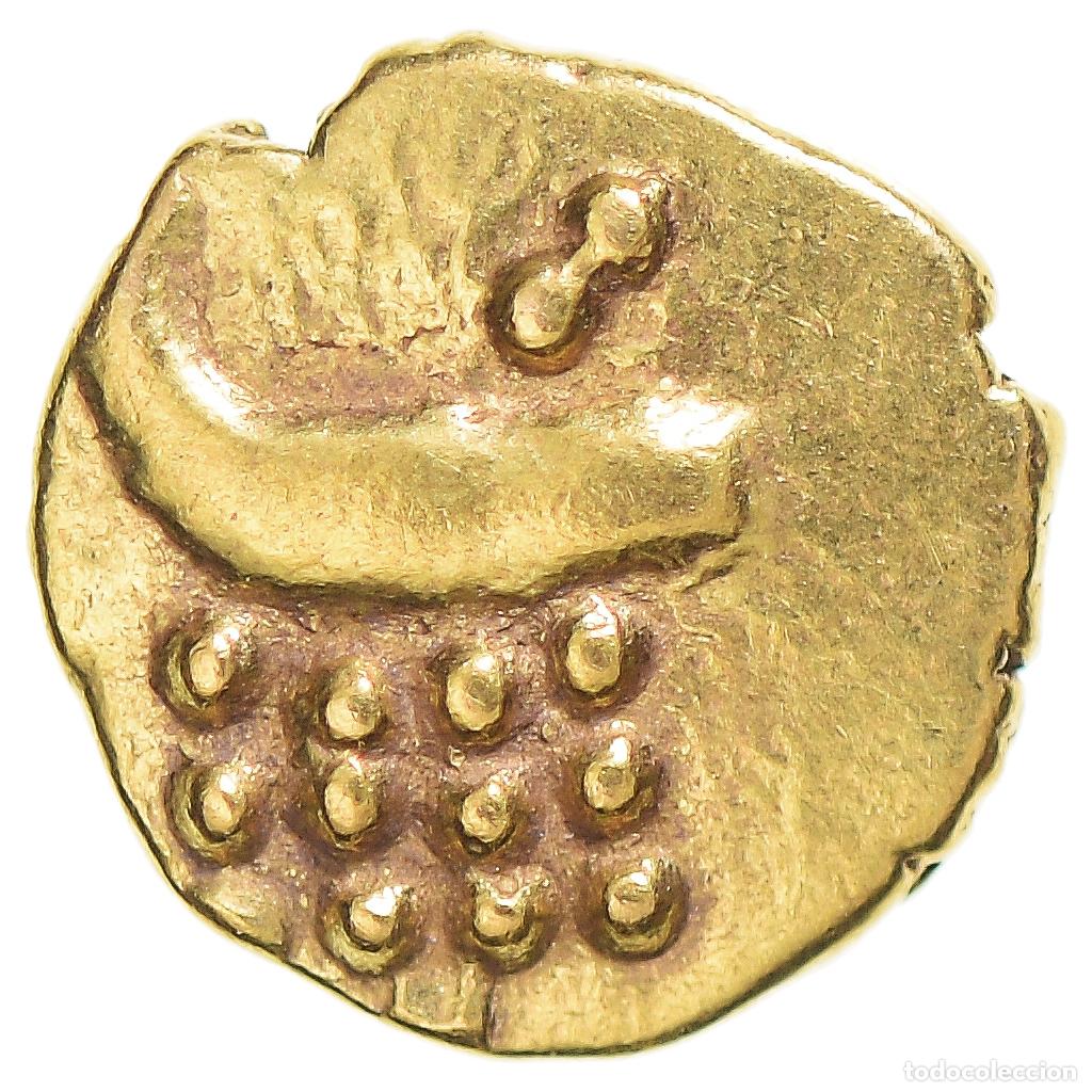 Monedas antiguas de Asia: [#340116] Moneda, India, Fanam, EBC, Oro