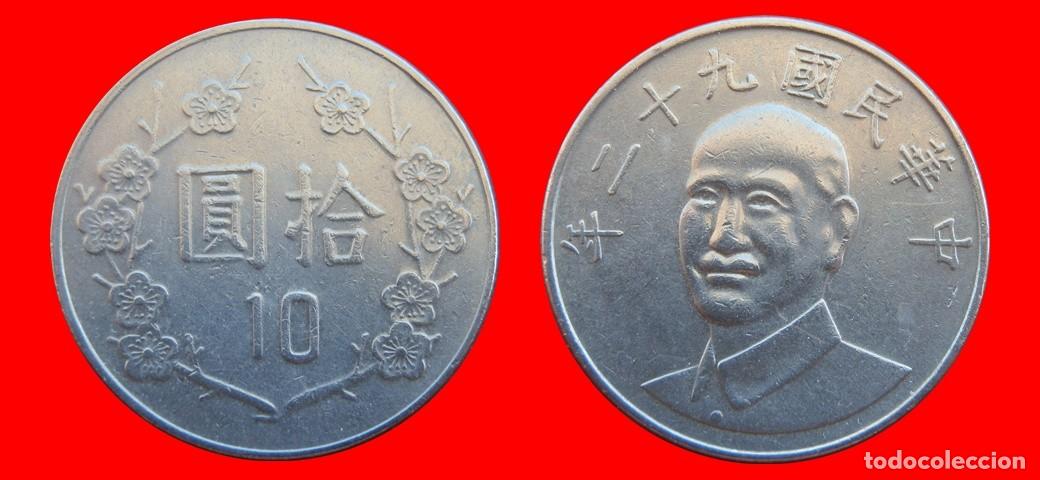 Monedas antiguas de Asia: 10 YUAN 2003 TAIWAN-154728