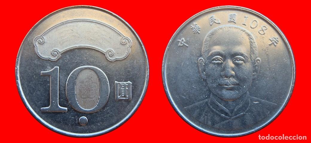 Monedas antiguas de Asia: 10 YUAN 2019 TAIWAN-154734