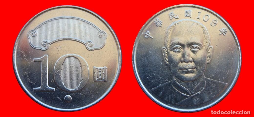 Monedas antiguas de Asia: 10 YUAN 2020 TAIWAN-154735