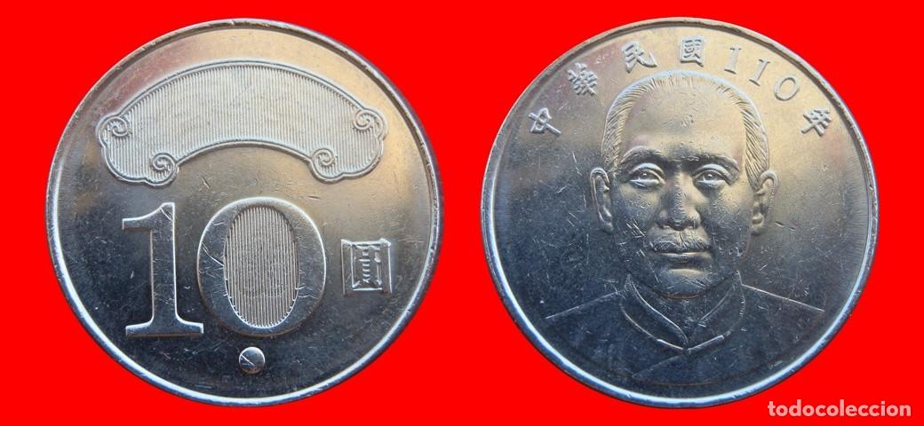 Monedas antiguas de Asia: 10 YUAN 2021 TAIWAN-154736