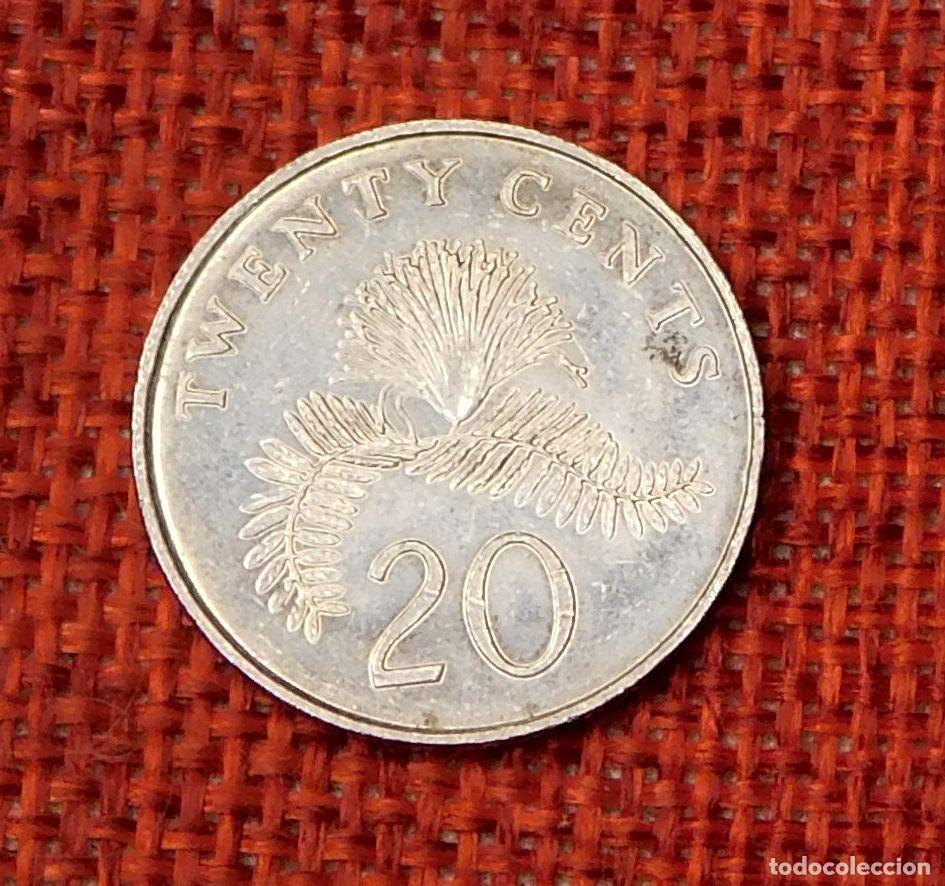 Monedas antiguas de Asia: Singapur - Singapura - A&ntilde;o 2007 - 20 Tenty Cents