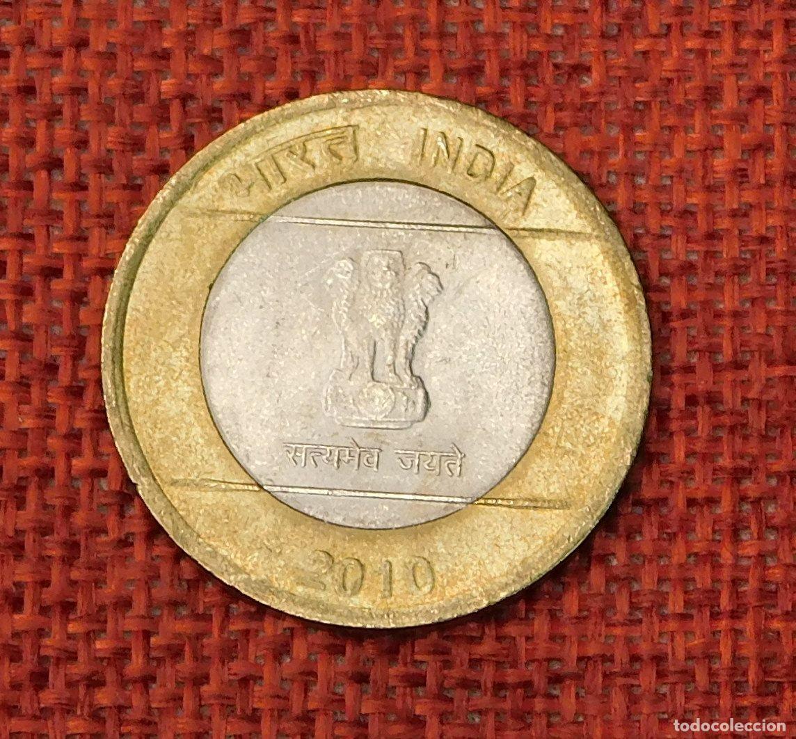 Monedas antiguas de Asia: India - A&ntilde;o 2010 - 10 Rupees