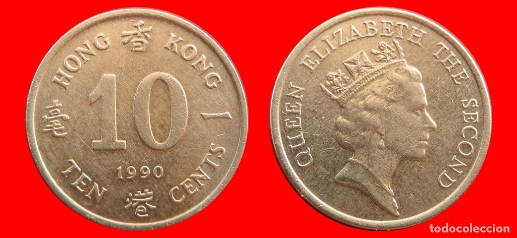 Monedas antiguas de Asia: 10 CENTAVOS CENTS CENTIMOS 1990 HONG KONG-154894