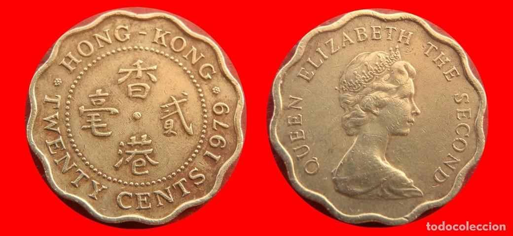 Monedas antiguas de Asia: 20 CENTAVOS CENTS CENTIMOS 1979 HONG KONG-154896