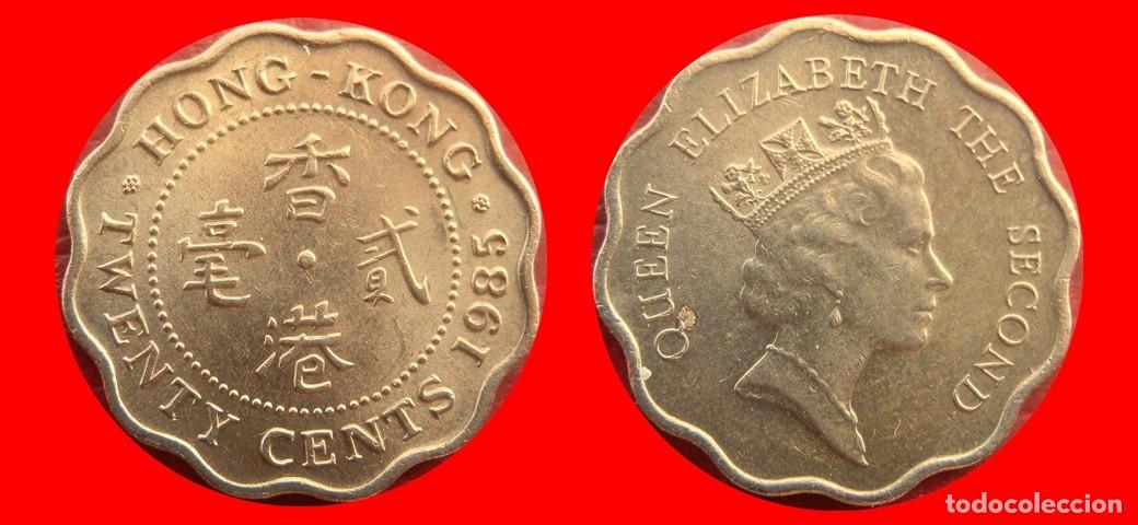Monedas antiguas de Asia: 20 CENTAVOS CENTS CENTIMOS 1985 HONG KONG-154898