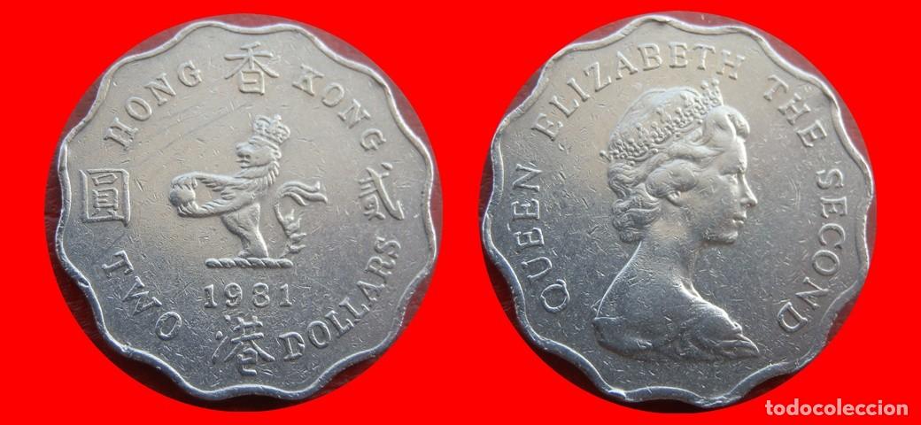 Monedas antiguas de Asia: 2 DOLARES 1981 HONG KONG-154903