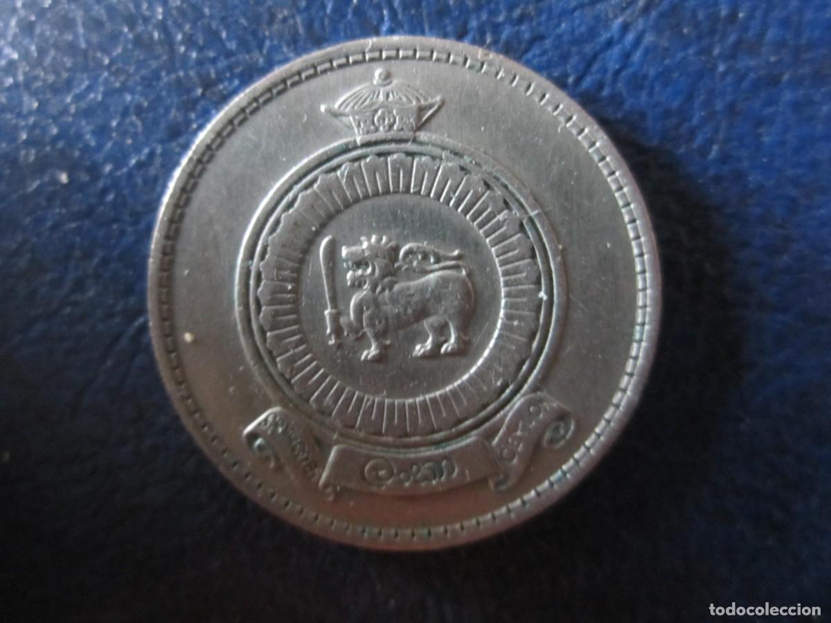Monedas antiguas de Asia: Ceil&aacute;n 1 Rupia 1963 .
